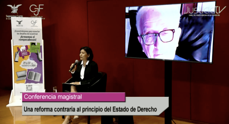 Luigi Ferrajoli advierte sobre los riesgos de la reforma judicial en México